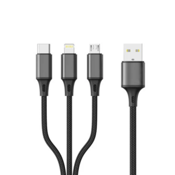 Aspor AC-23 3-in-1 Charging Cable (1M)